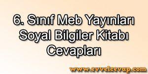 S N F Sosyal Bilgiler Ders Kitab Cevaplar Meb Yay Nlar