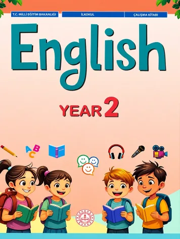 2. Sınıf İngilizce ders kitabı kapağı