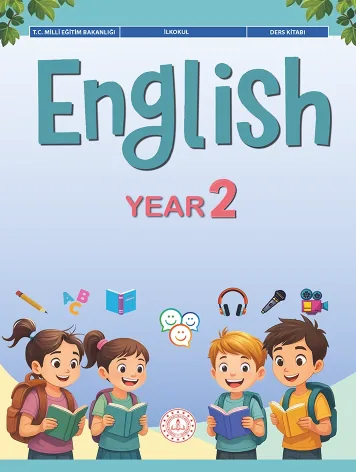 2. Sınıf İngilizce ders kitabı kapağı