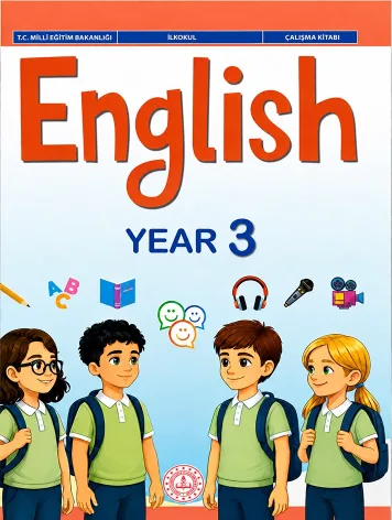 3. Sınıf İngilizce ders kitabı kapağı