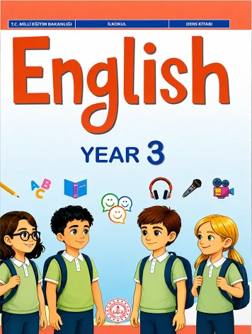 3. Sınıf İngilizce ders kitabı kapağı