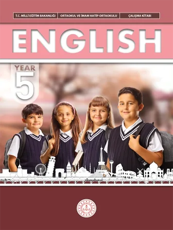 5. Sınıf İngilizce ders kitabı kapağı