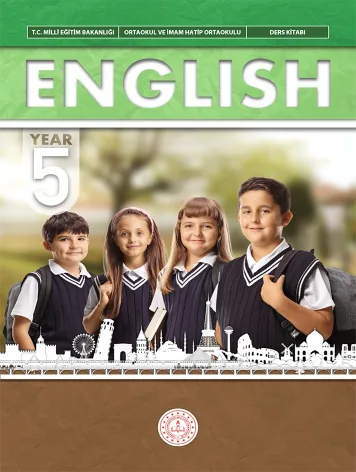 5. Sınıf İngilizce ders kitabı kapağı