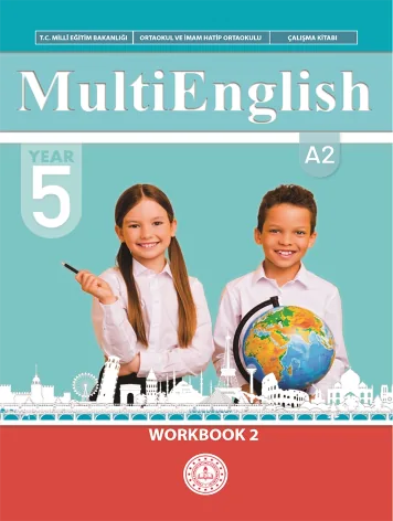 5. Sınıf İngilizce ders kitabı kapağı