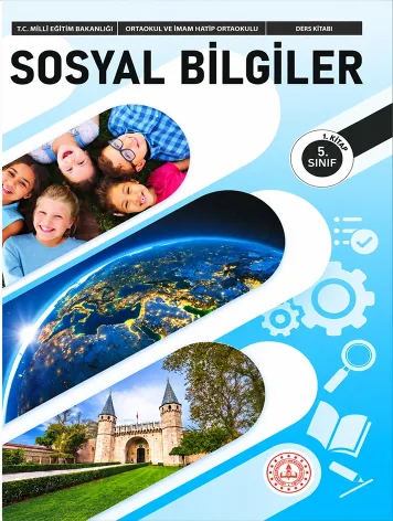 5. Sınıf Sosyal Bilgiler ders kitabı kapağı