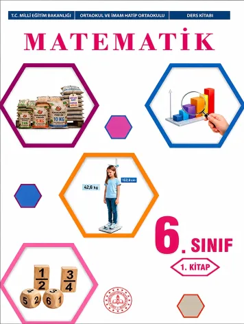 6. Sınıf Matematik ders kitabı kapağı