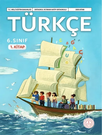 6. Sınıf Türkçe ders kitabı kapağı