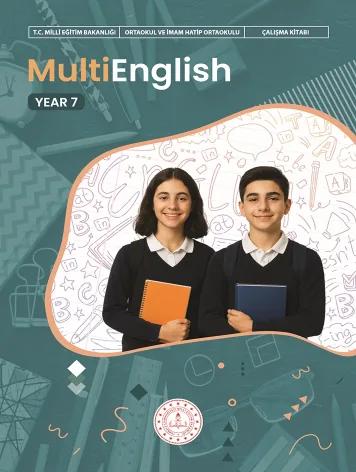 7. Sınıf İngilizce ders kitabı kapağı