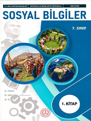 7. Sınıf Sosyal Bilgiler ders kitabı kapağı