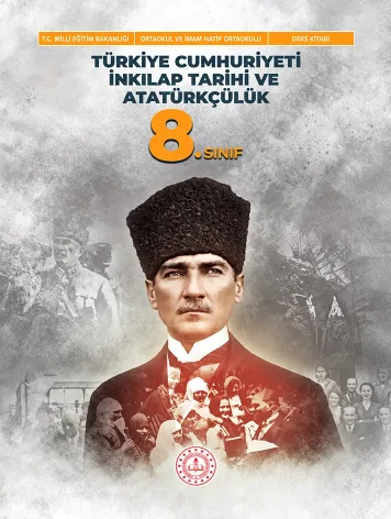 8. Sınıf İnkılap Tarihi ders kitabı kapağı