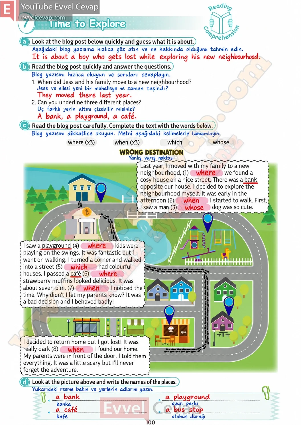 5-sinif-multi-english-book-1-cevabi-sayfa-100