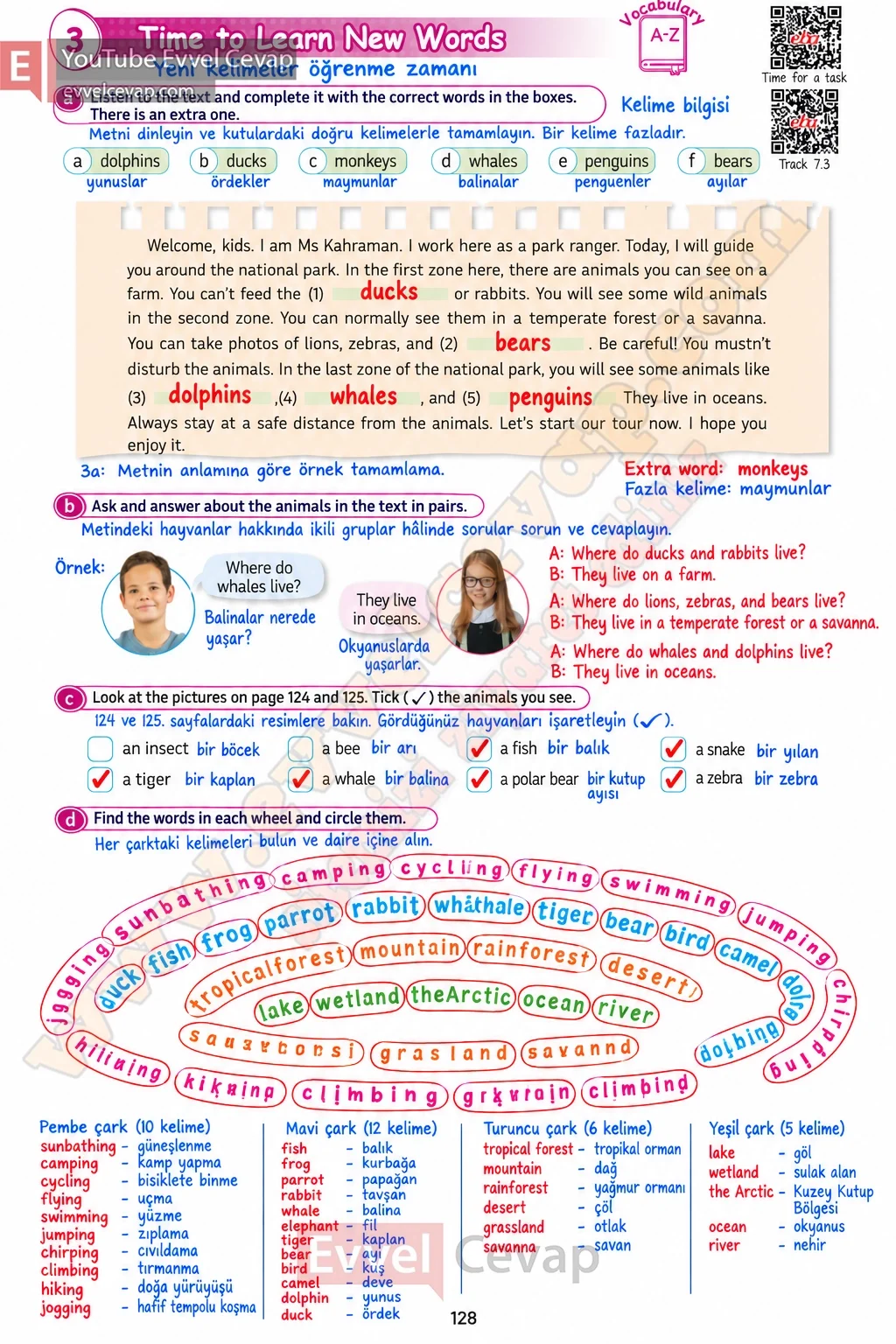 5-sinif-multi-english-book-1-cevabi-sayfa-128