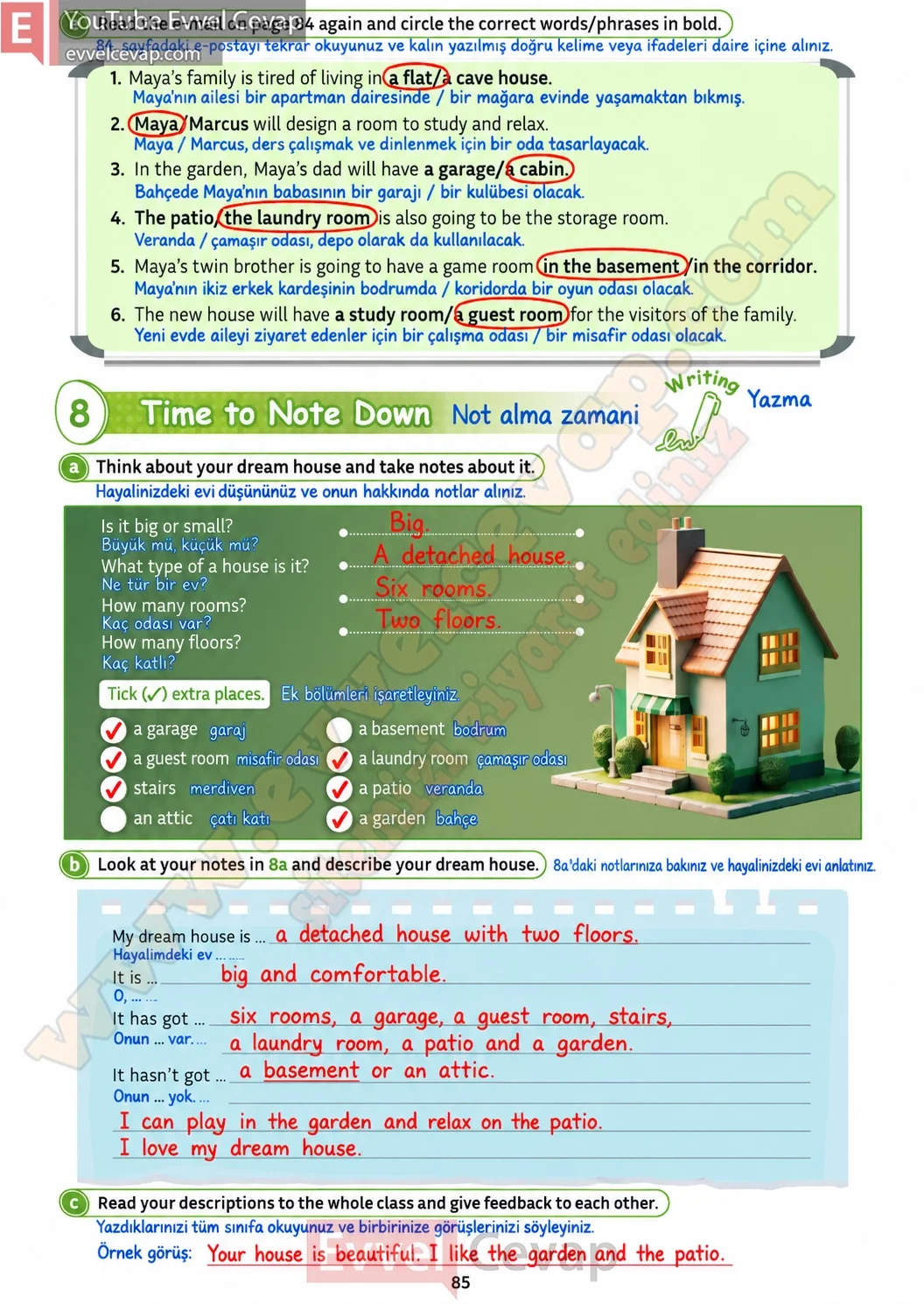 5-sinif-multi-english-book-1-cevabi-sayfa-85