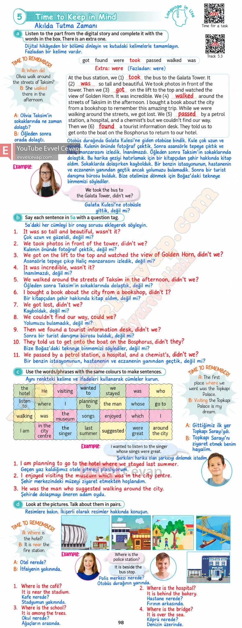 5-sinif-multi-english-book-1-cevabi-sayfa-98