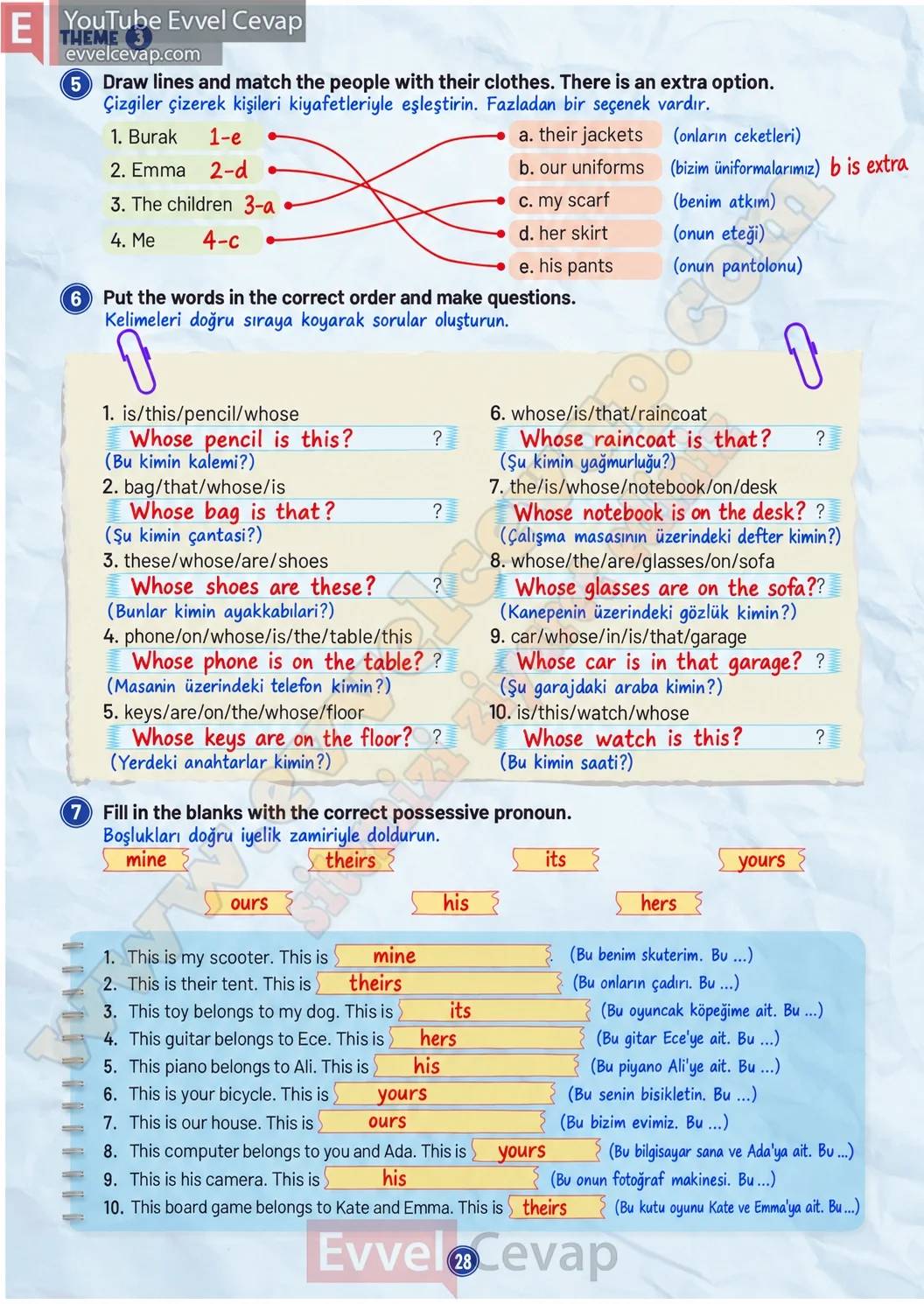 5-sinif-multi-english-workbook-1-cevabi-sayfa-28