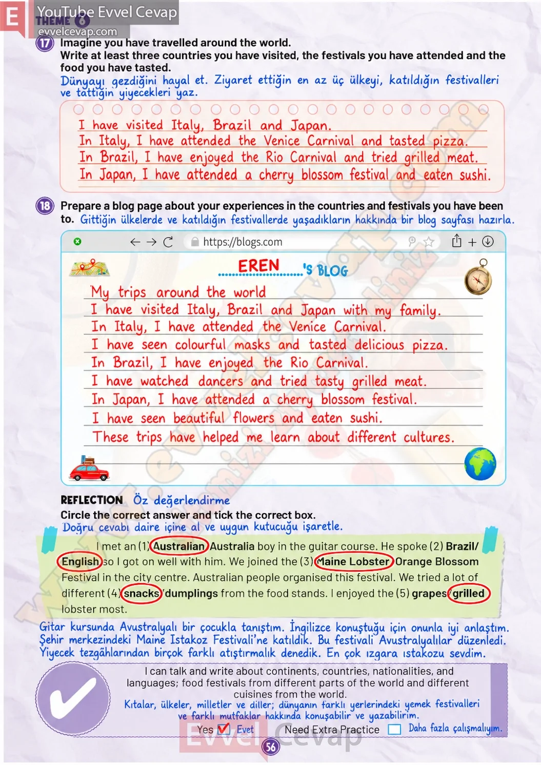 5-sinif-multi-english-workbook-1-cevabi-sayfa-56