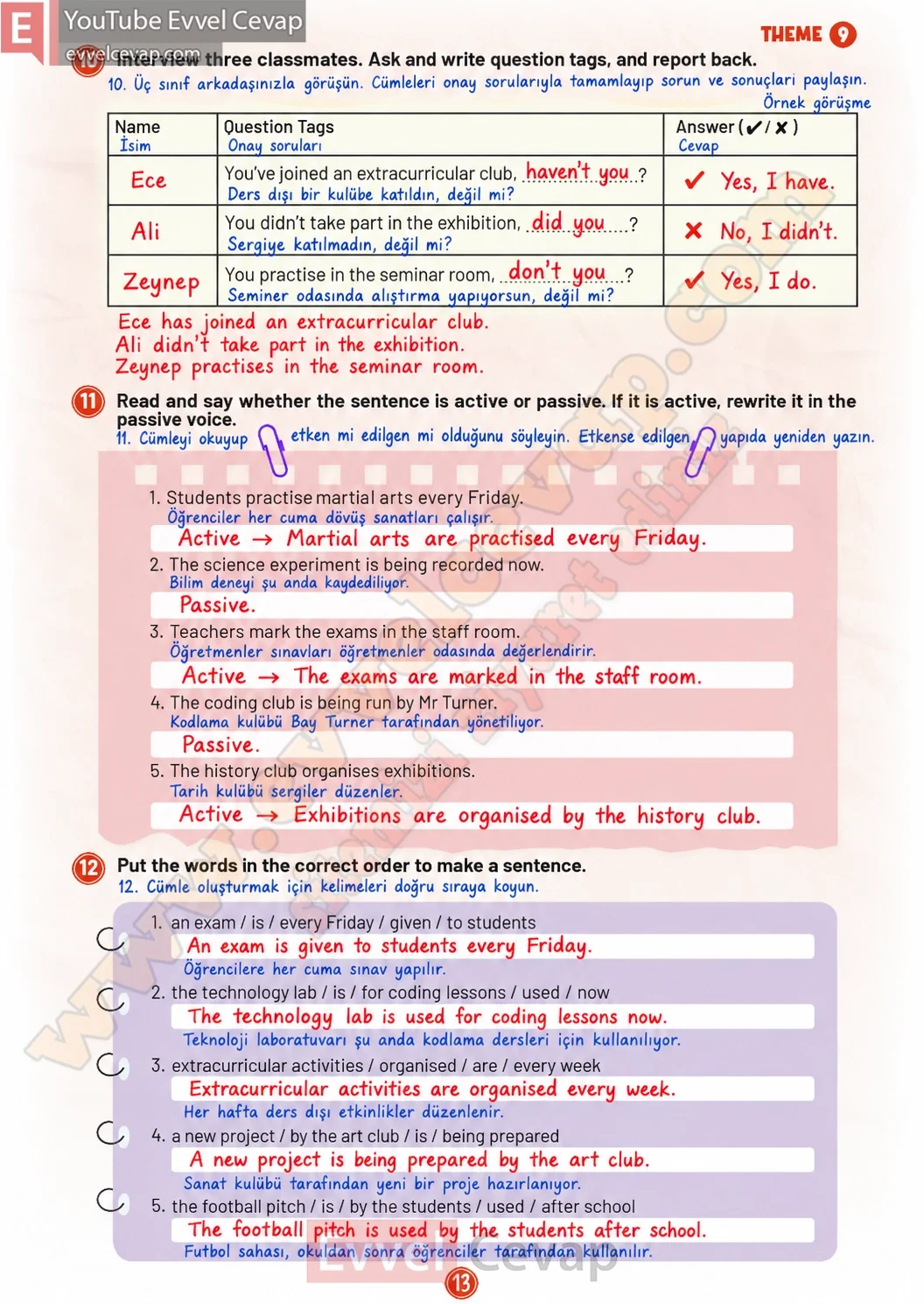 5-sinif-multi-english-workbook-2-cevabi-sayfa-13