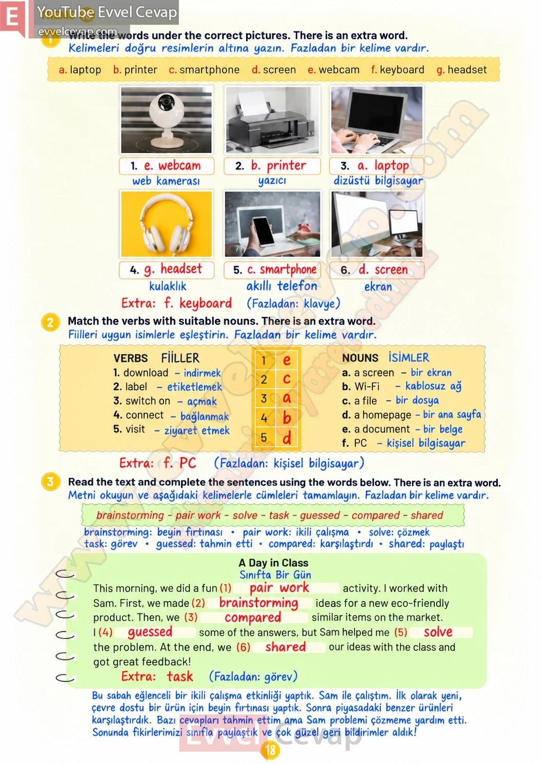 5-sinif-multi-english-workbook-2-cevabi-sayfa-18