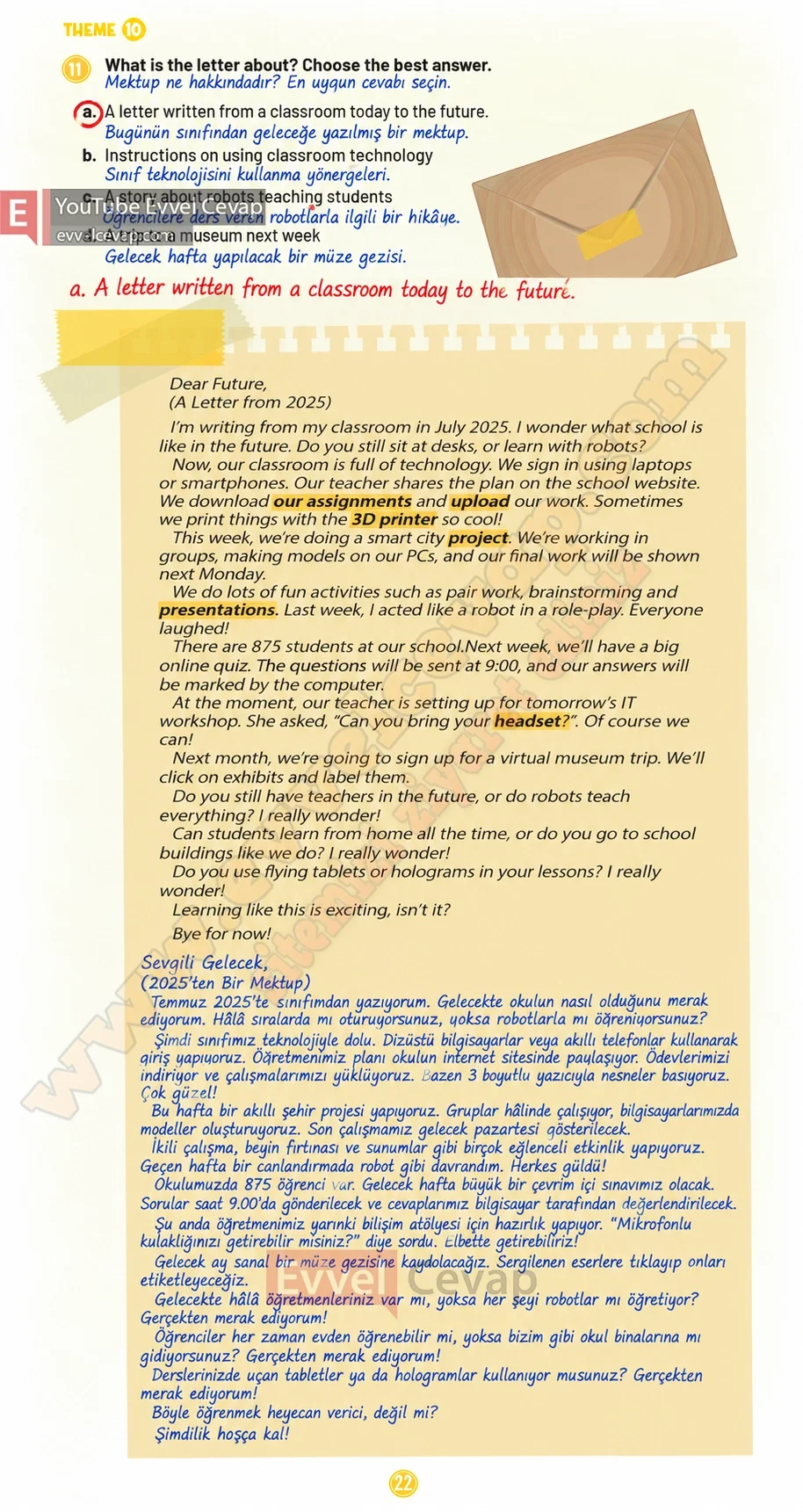 5-sinif-multi-english-workbook-2-cevabi-sayfa-22