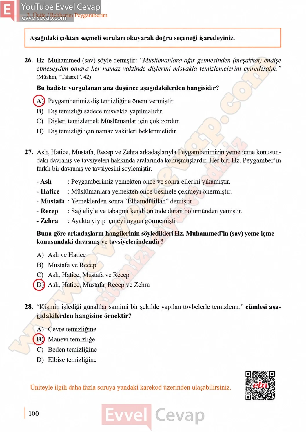 5-sinif-peygamberimizin-hayati-ders-kitabi-cevaplari-meb-yayinlari-sayfa-100-2026
