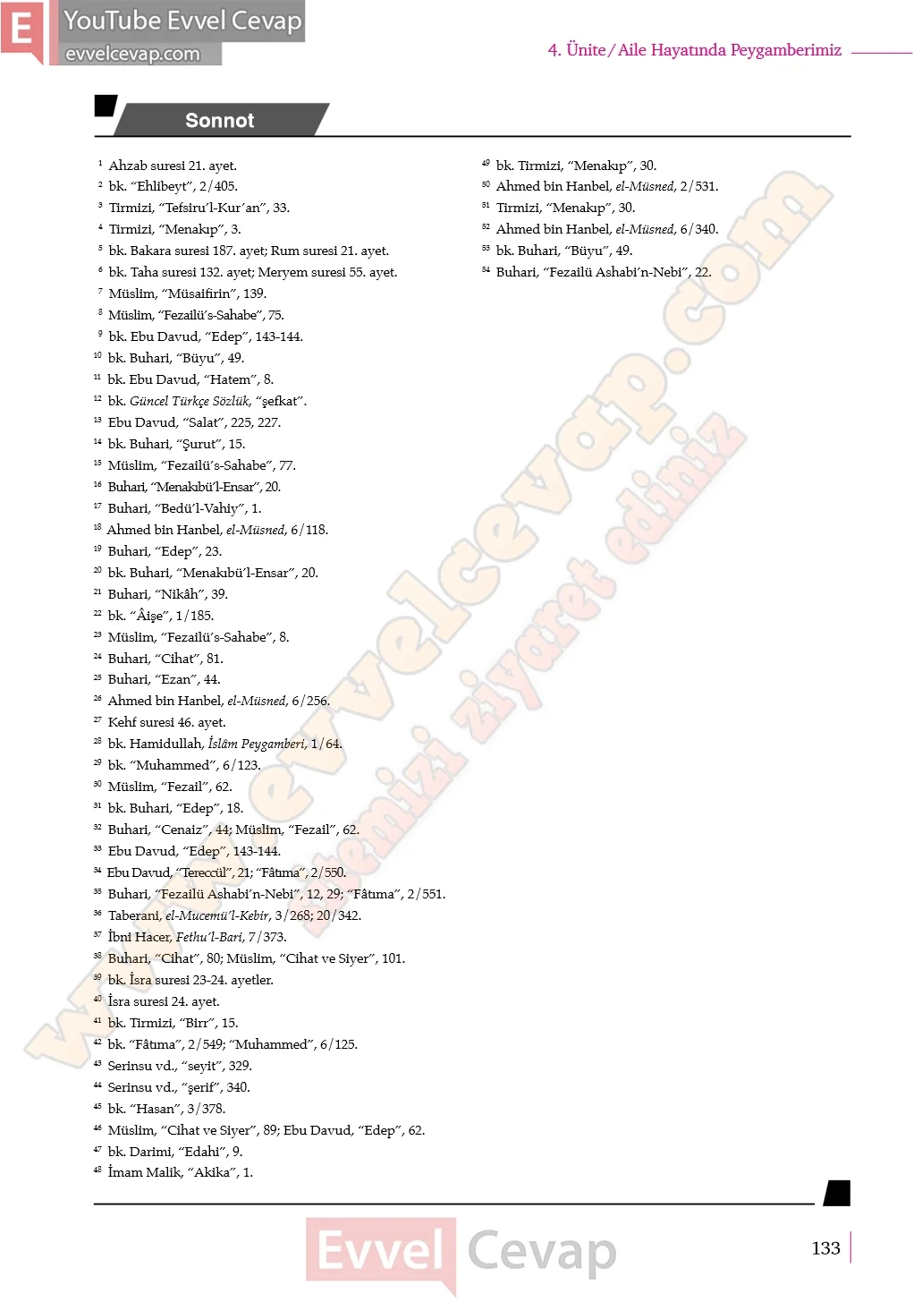 5-sinif-peygamberimizin-hayati-ders-kitabi-cevaplari-meb-yayinlari-sayfa-133-2026
