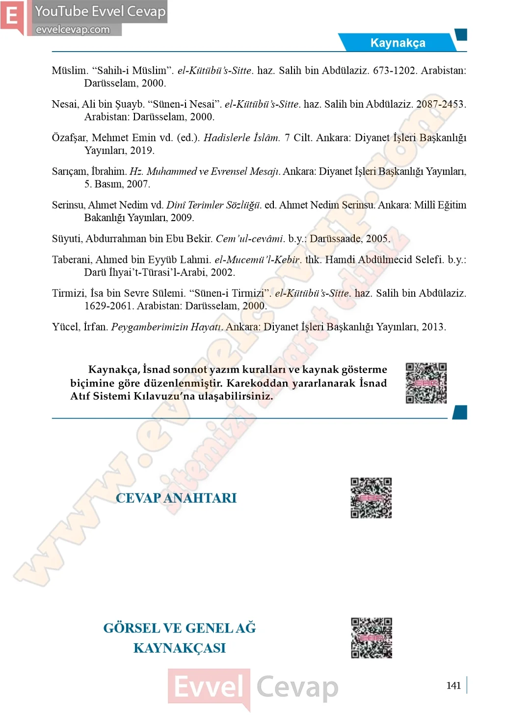 5-sinif-peygamberimizin-hayati-ders-kitabi-cevaplari-meb-yayinlari-sayfa-141-2026