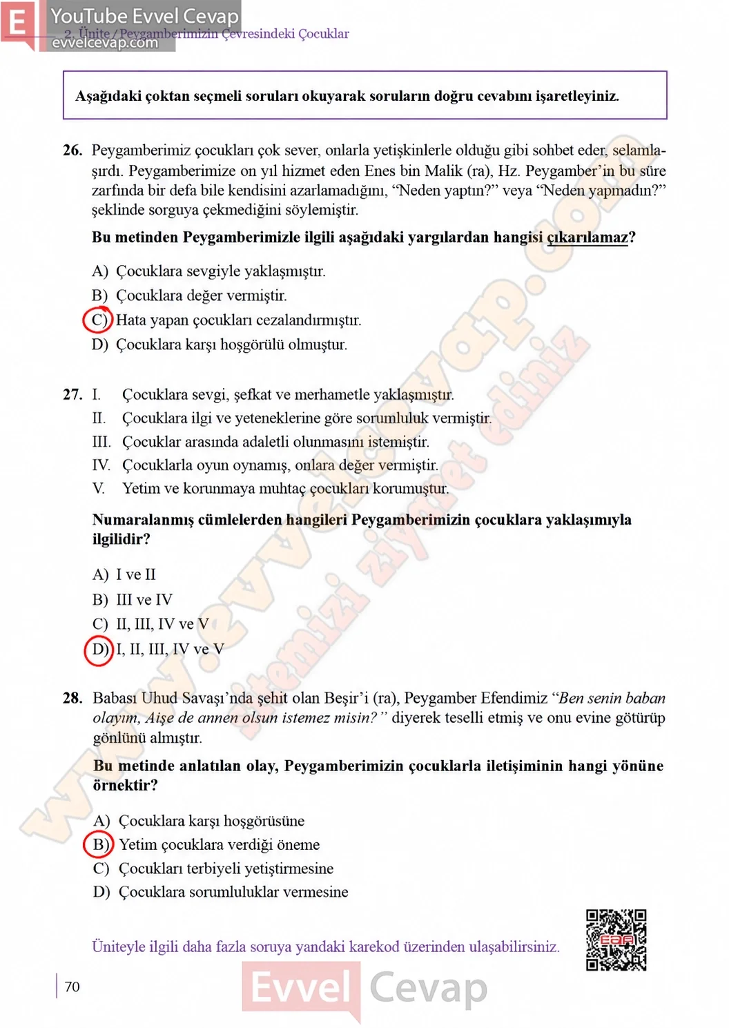 5-sinif-peygamberimizin-hayati-ders-kitabi-cevaplari-meb-yayinlari-sayfa-70-2026