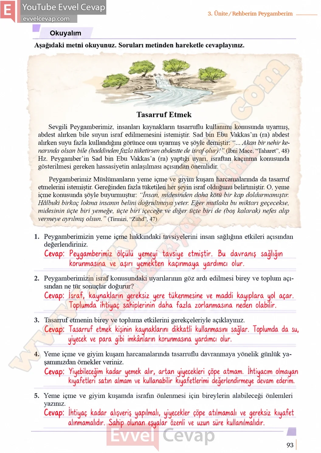 5-sinif-peygamberimizin-hayati-ders-kitabi-cevaplari-meb-yayinlari-sayfa-93-2026
