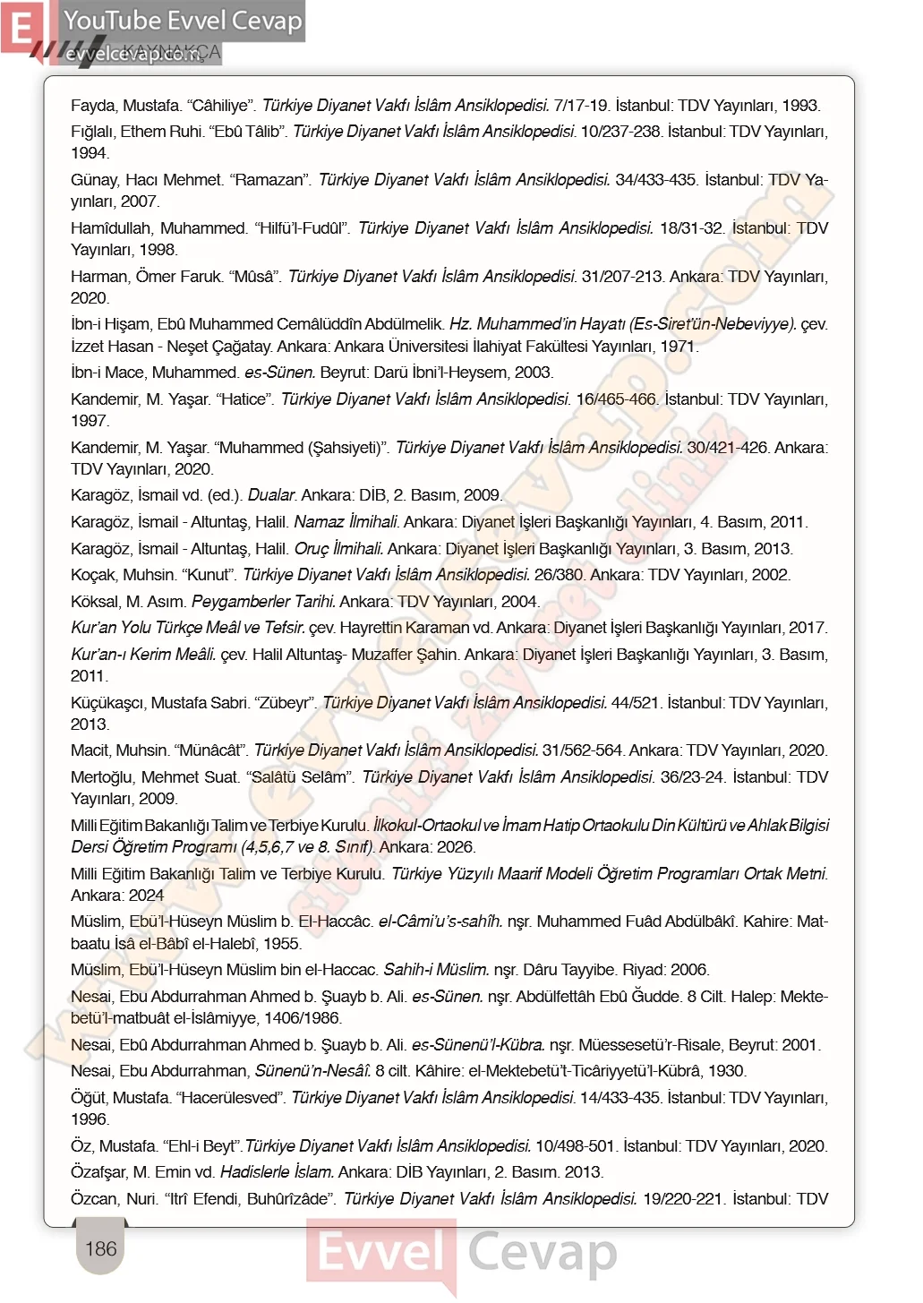 6-sinif-din-kulturu-ders-kitabi-cevaplari-meb-yayinlari-sayfa-186-2026