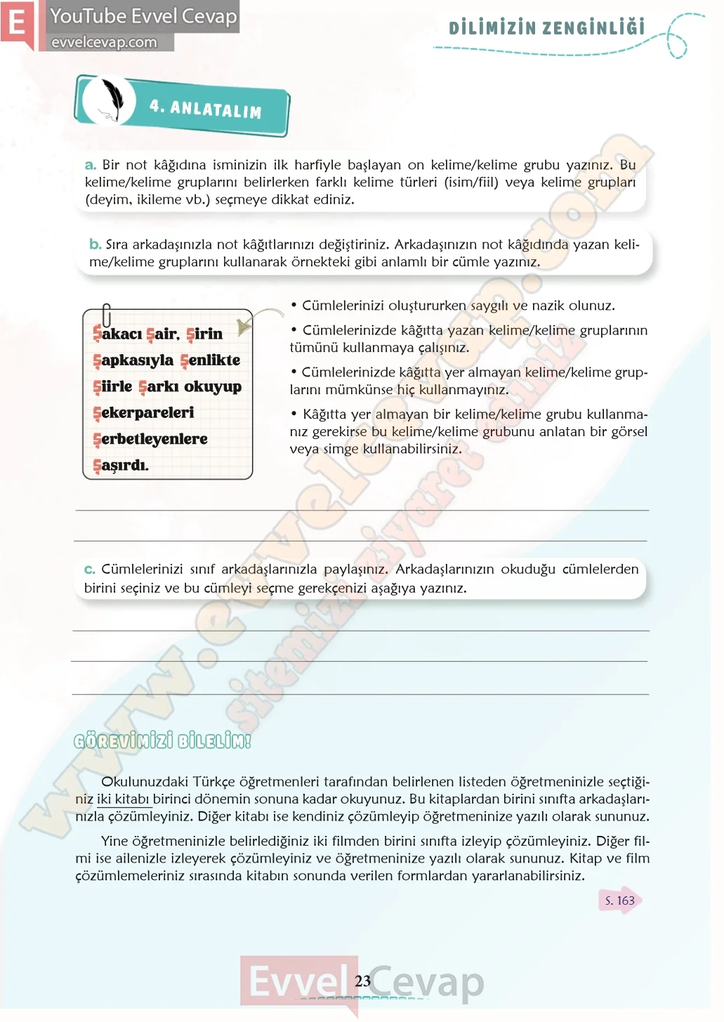 6-sinif-turkce-ders-kitabi-cevaplari-meb-yayinlari-1-kitap-sayfa-23-2026