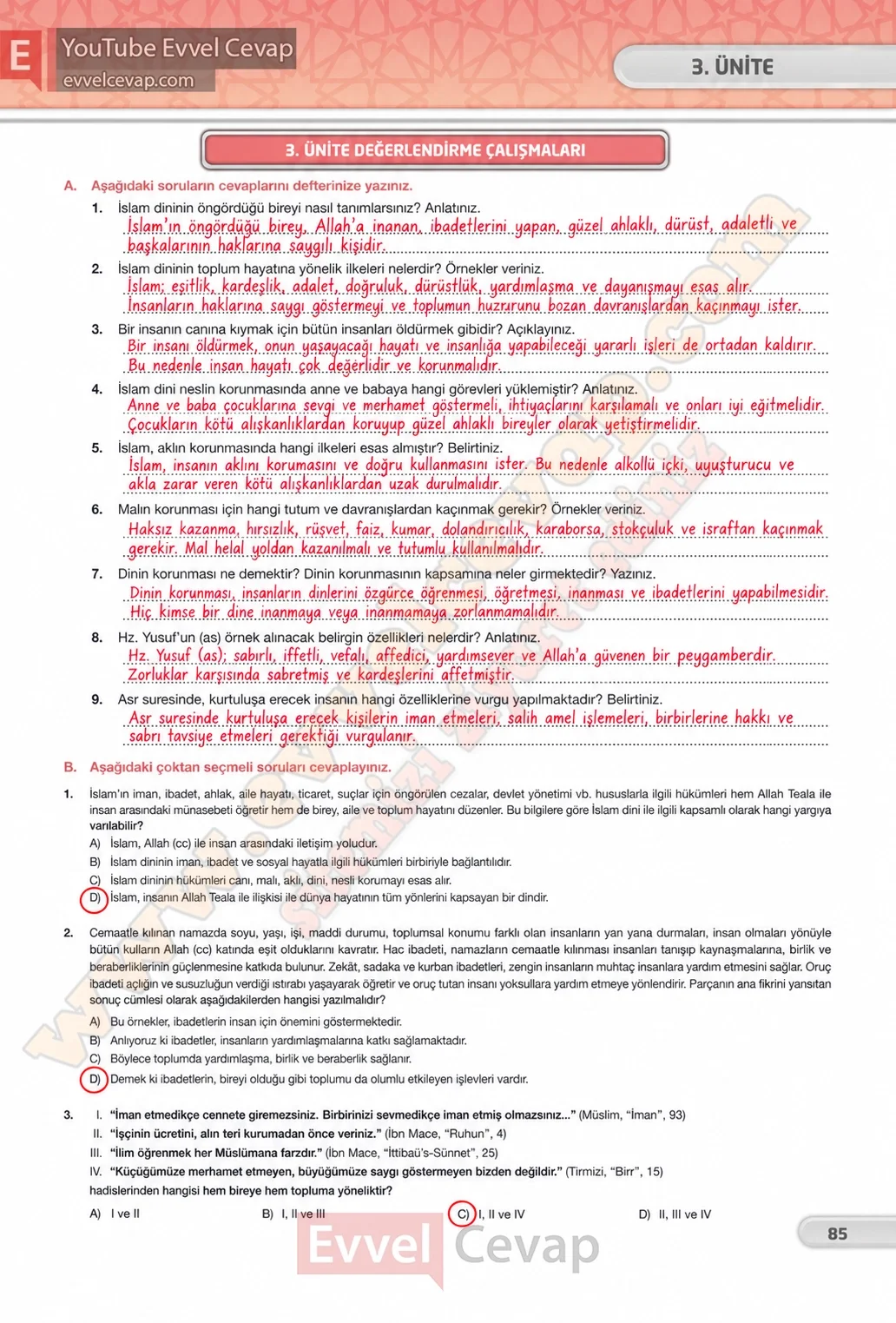 8-sinif-din-kulturu-ders-kitabi-cevaplari-bilim-ve-kultur-yayinlari-sayfa-85-2026
