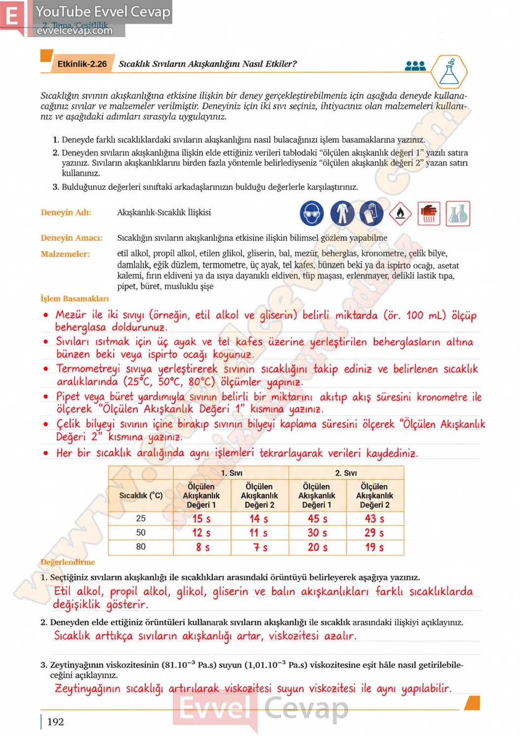 9-sinif-kimya-ders-kitabi-cevaplari-sayfa-192-2026-2027