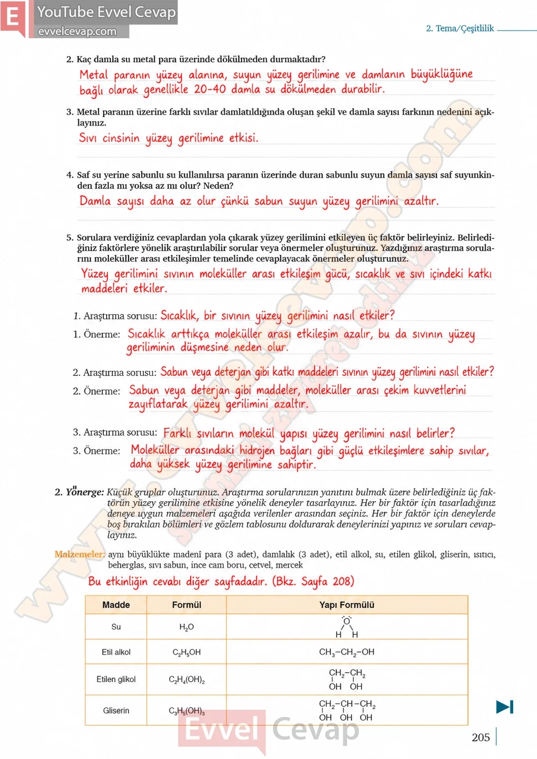 9-sinif-kimya-ders-kitabi-cevaplari-sayfa-205-2026-2027