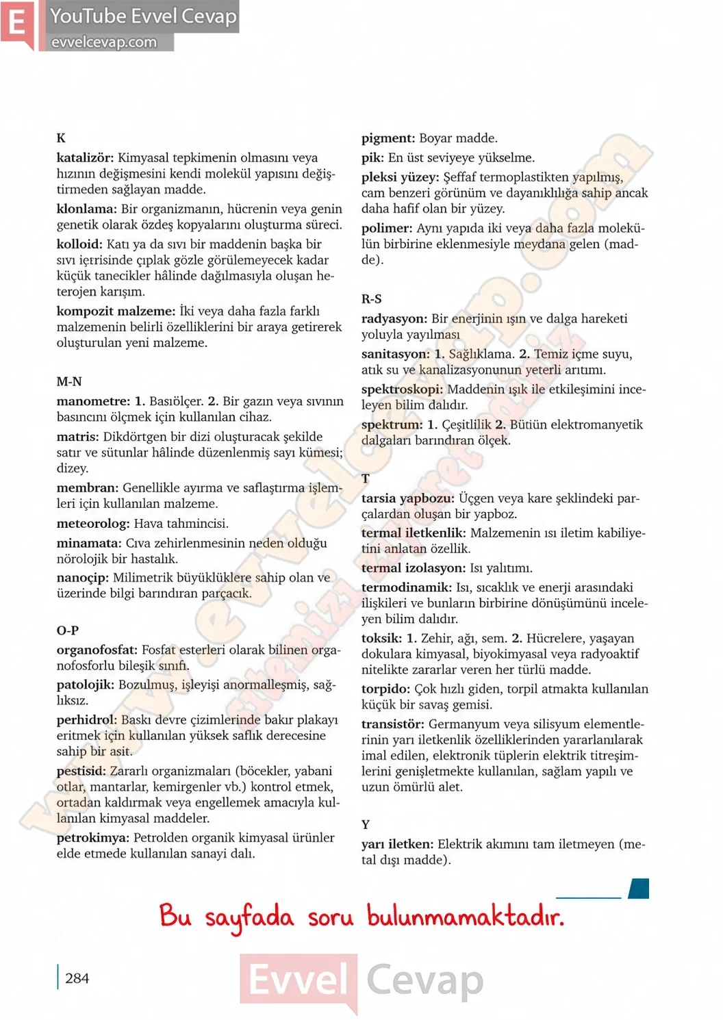 9-sinif-kimya-ders-kitabi-cevaplari-sayfa-284-2026-2027