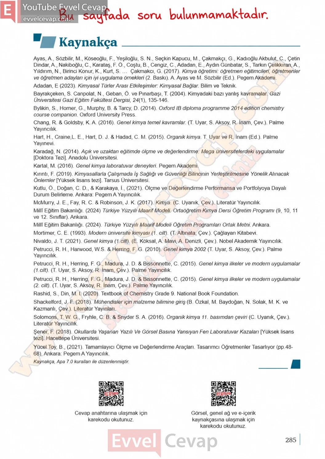 9-sinif-kimya-ders-kitabi-cevaplari-sayfa-285-2026-2027