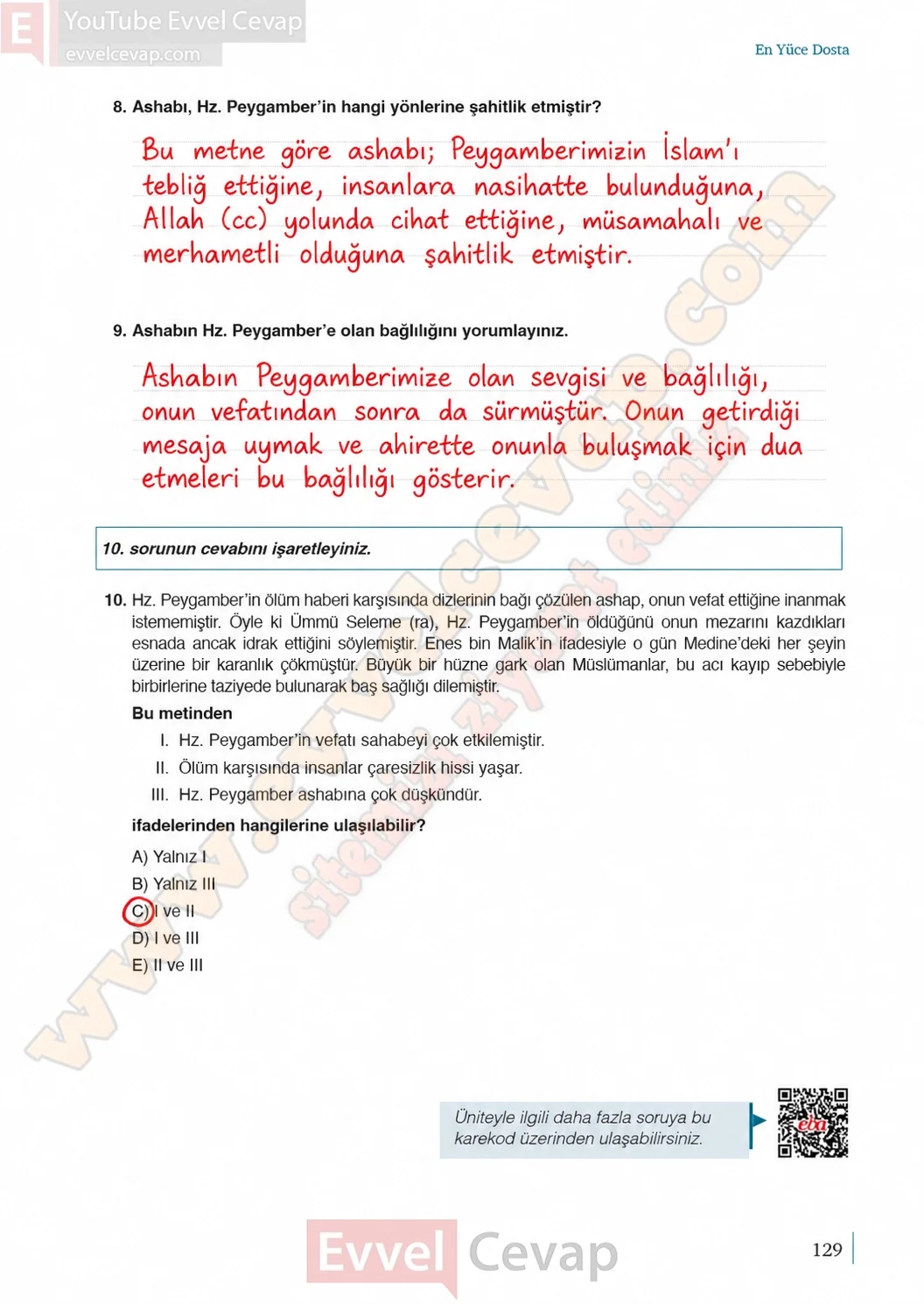 9-sinif-peygamberimizin-hayati-ders-kitabi-sayfa-129-cevaplari-meb-yayinlari-2026-2027