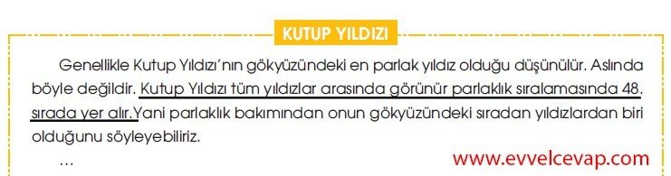 Kutup Yıldızı 2. Etkinlik