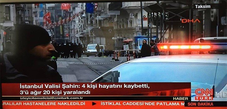 19 Mart 2016 İstiklal Caddesi'nde Patlama