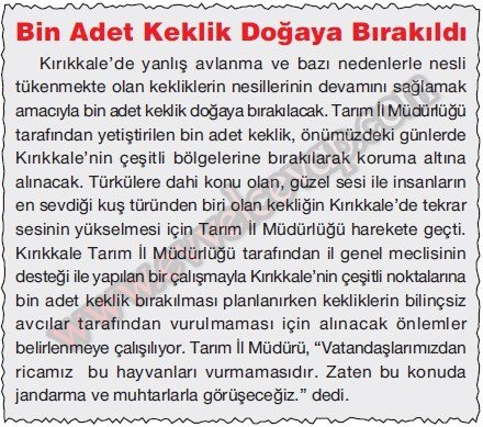 Bin Adet Kınalık Keklik Doğaya Bırakıldı