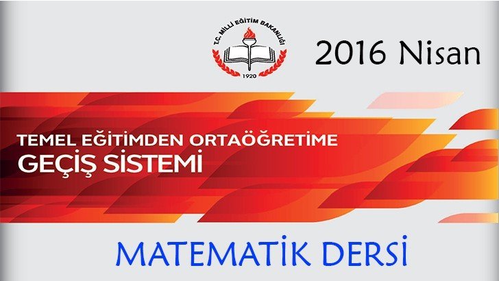 2016 Nisan Teog Matematik Soruları ve Cevapları
