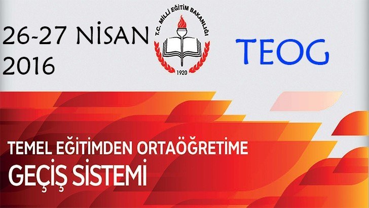 26 27 Nisan 2016 Teog Sınav Soruları ve Cevapları