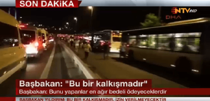 15 Temmuz 2016 Başbakan Bu Bir Kalkışmadır Türkiye'de Darbe mi Oldu