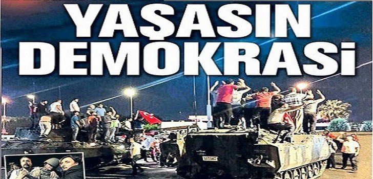 15 Temmuz Demokrasi ve Şehitler Haftası İle İlgili Gazete Küpürleri