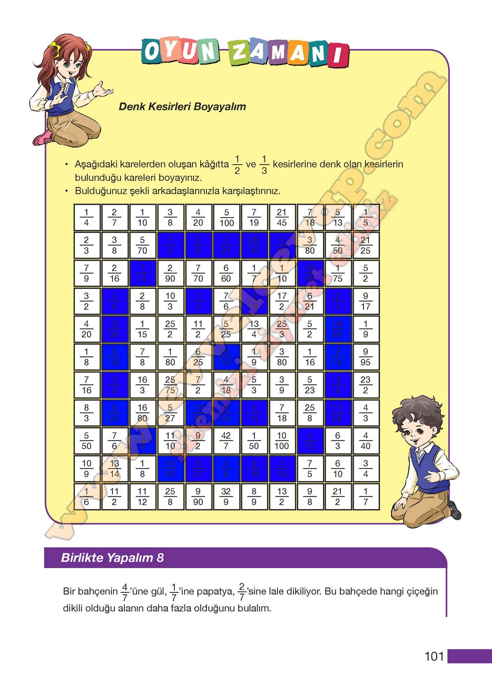 5. Sınıf Meb Yayınları Matematik Ders Kitabı Sayfa 101 Cevapları