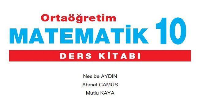 10. Sınıf Matematik Ders Kitabı Cevapları Aydın Yayınları