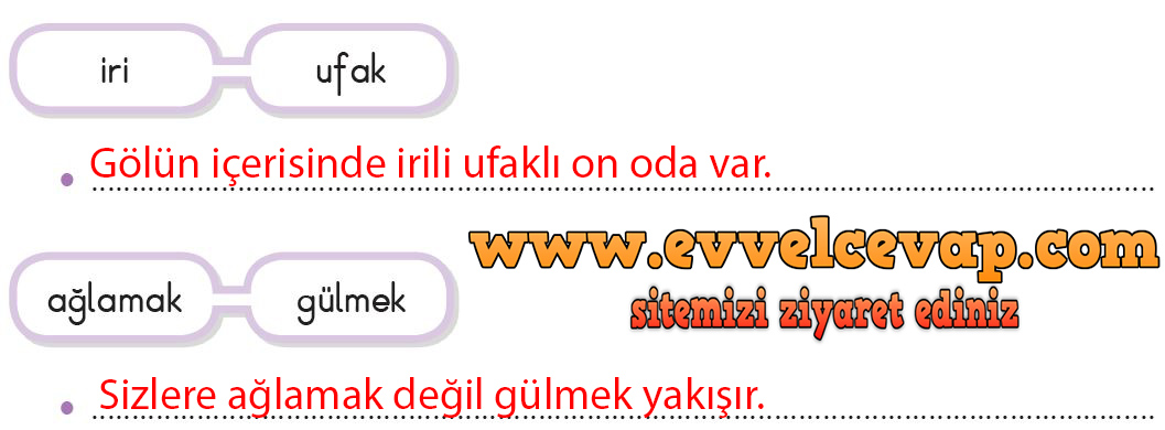 3. Sınıf Türkçe Ders Kitabı SDR Dikey Yayıncılık Sayfa 271 Cevabı