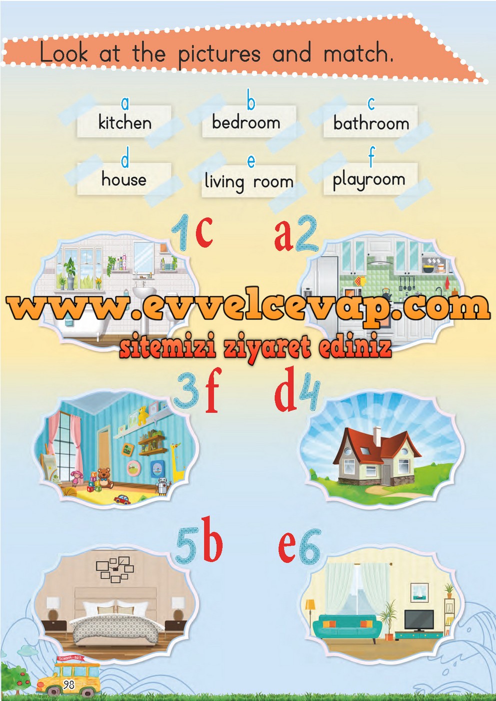3. Sınıf Meb Yayınları İngilizce Ders Kitabı Sayfa 115 Cevabı