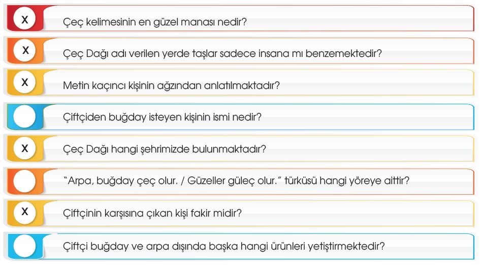 8. Tema Zaman ve Mekan Tema Sonu Değerlendirme Cevapları (7. Sınıf Türkçe)