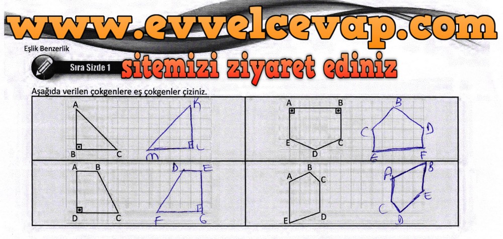 8. Sınıf Matematik Ders Kitabı Sayfa 172 Cevapları Meb Yayınları