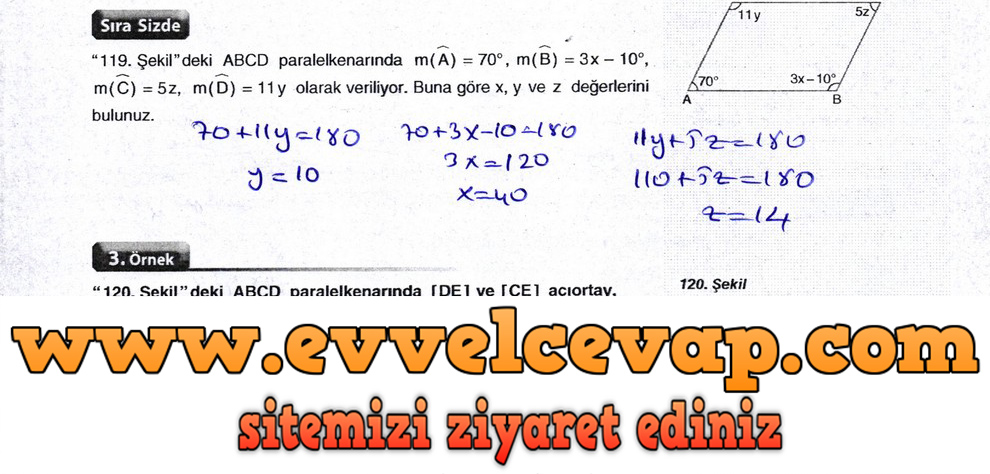 10. Sınıf Aydın Yayıncılık Matematik Ders Kitabı Sayfa 234 Cevabı